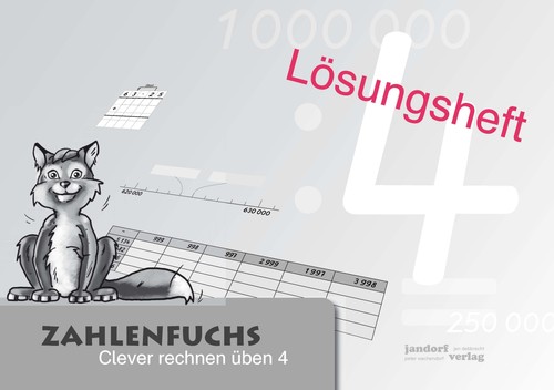 Zahlenfuchs - 4, (lösungsheft)