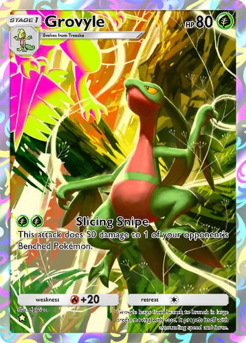Digital grovyle full art - grovyle,