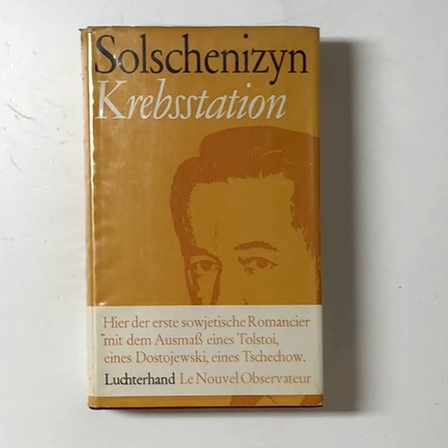 Krebsstation buch alexander - krebsstation, 2,