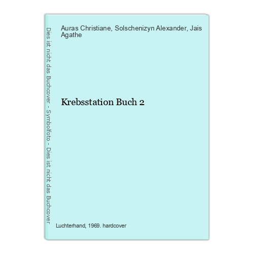 Krebsstation buch - krebsstation, 2