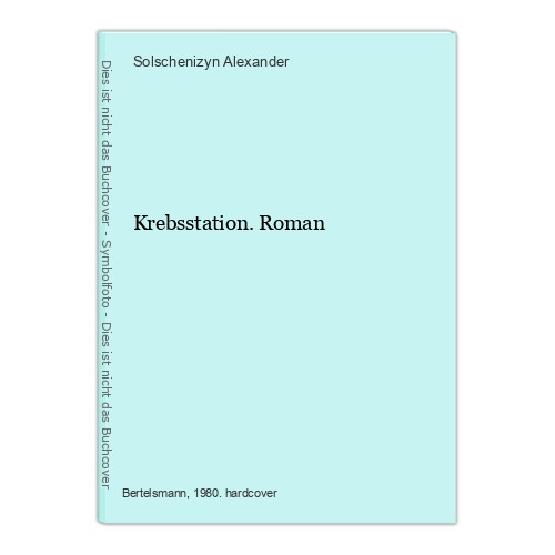 Krebsstation roman alexander - roman,
