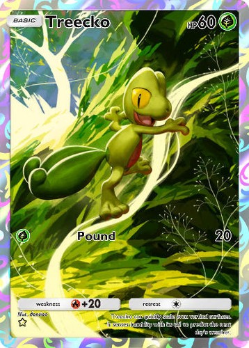 Digital treecko full art - [digital],